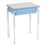 Open Front Desk w/ Color Book Box and Silver Mist Frame and 18-Inch Structure Series School Chair Set - Desk - Back