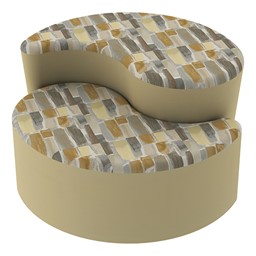Shapes Series II Designer Soft Seating - Teardrop - Desert/Sand