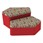 Shapes Series II Designer Soft Seating - CommunEDI - Confetti/Red