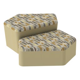 Shapes Series II Designer Soft Seating - CommunEDI - Desert/Sand