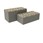 Shapes Series II Designer Soft Seating - Bench Ottoman (18" High) - Desert/Taupe