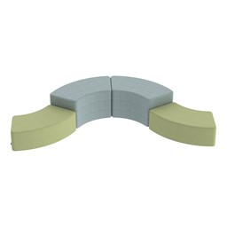 Shapes Series II Vinyl Soft Seating - S-Curve - Grouped