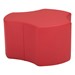 Shapes Series II Vinyl Soft Seating - Cog (18\" High) - Red smooth grain