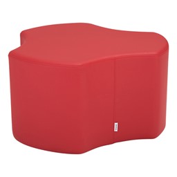 Shapes Series II Vinyl Soft Seating - Cog (18" High) - Red smooth grain