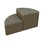 Shapes Series II Designer Soft Seating - Pie - Pecan/Chocolate