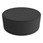 Shapes Series II Vinyl Soft Seating - Large Round (12" H) - Black Smooth Grain