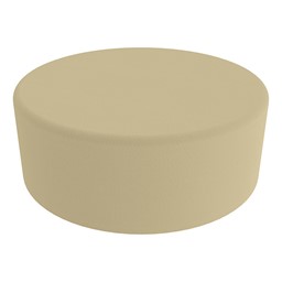 Shapes Series II Vinyl Soft Seating - Large Round (12" H) - Sand Smooth Grain