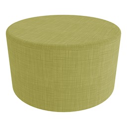 Shapes Series II Vinyl Soft Seating - Large Round (18" H) - Green Crosshatch