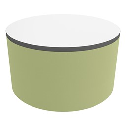 Shapes Series II Soft Seating Tabletop - Large Round (18" H) - Fern Green Smooth Grain
