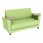 Shapes Series II Common Area Sofa w/ Tablet Arms - Green Apple