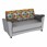 Shapes Series II Common Area Sofa w/ Tablet Arms - Gray Seat w/ Compass Back