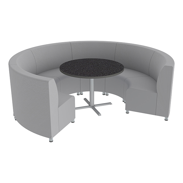 Learniture Shapes Series II Banquette Vinyl Soft Seating Set - Six ...