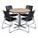 Round Pedestal Café Table - chairs not included