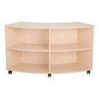 Shapes Series Curved Mobile Shelving