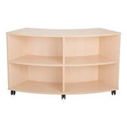 Shapes Series Curved Mobile Shelving