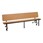 Mobile Convertible Bench Table w/ MDF Core & Protect Edge - Bench
