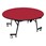 Easy-Fold Mobile Round Cafeteria Table - Red