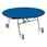 Easy-Fold Mobile Round Cafeteria Table - Blue
