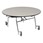 Easy-Fold Mobile Round Cafeteria Table - Gray