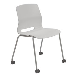 Scholar Series Mobile Chair w/ out Arms - Light Gray