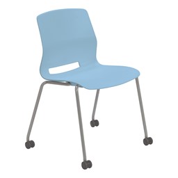 Scholar Series Mobile Chair w/ out Arms - Sky Blue