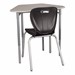 Hex Collaborative Desk w/o Wire Box & 18" Shapes Series School Chair Set