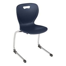Shapes Series Cantilever School Chair - Navy