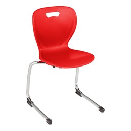 Shapes Series Cantilever School Chair - Red