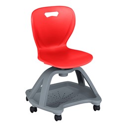 Shape Series Mobile Chair - Red