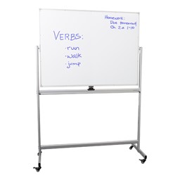 Double-Sided Mobile Magnetic Markerboard