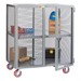 Mobile Storage Locker w/ Center Shelf