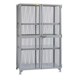 All-Welded Storage Locker w/ Two Center Shelves