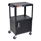 Duraweld Adjustable-Height Cart w/ Cabinet