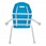 Split-Bucket Preschool Chair - Bright Blue