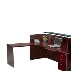 Napoli Series L Shaped Peninsula Reception Desk At School Outfitters