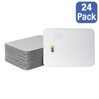 Magnetic Mini Whiteboards - Pack of 24