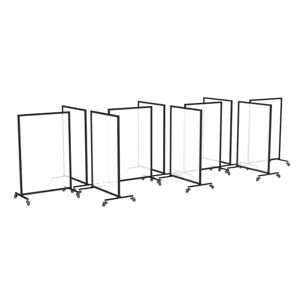 Eight Panel Station Acrylic Divider System