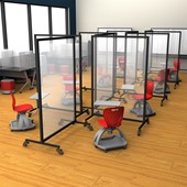 Portable Health & Safety Room Dividers