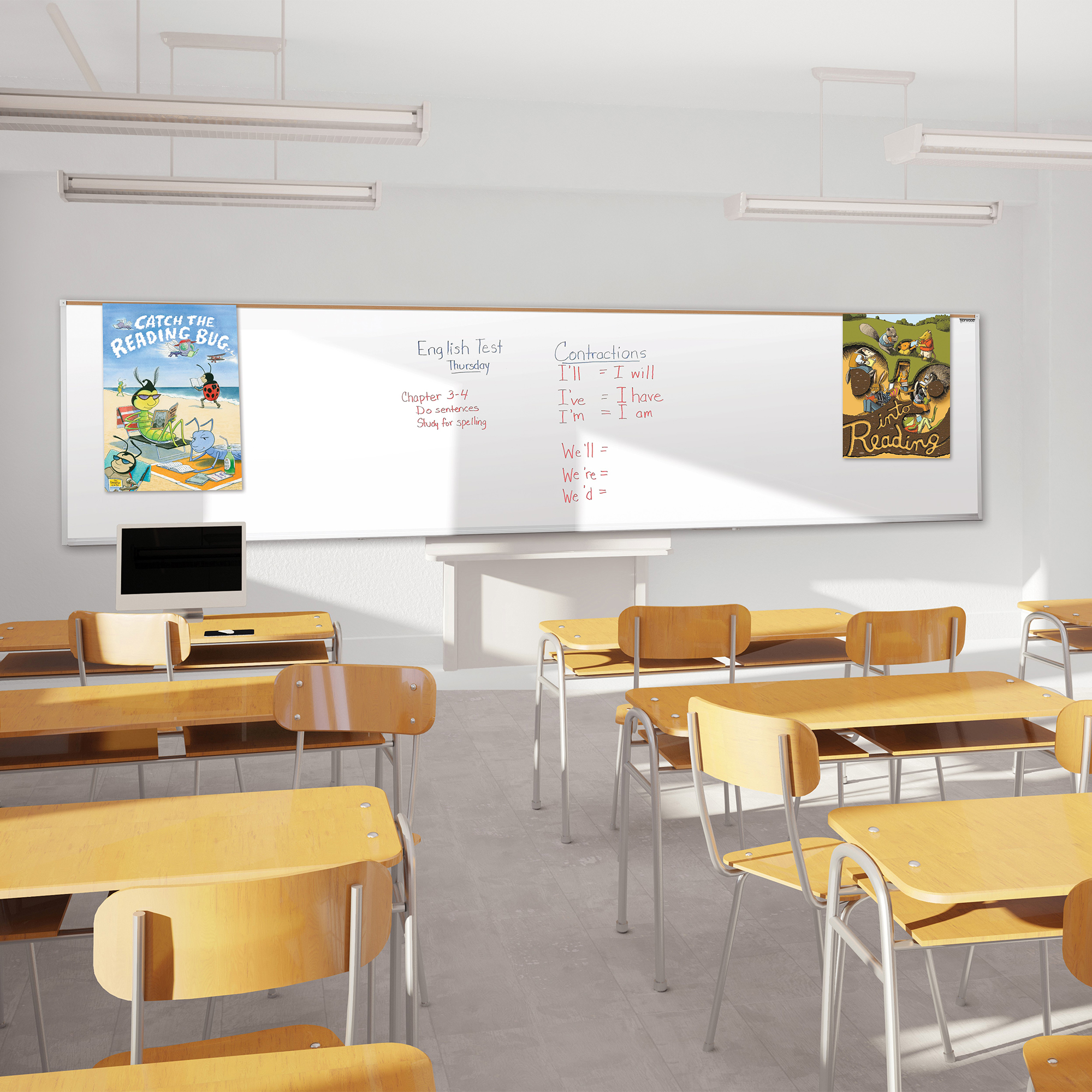 large dry erase boards for classrooms