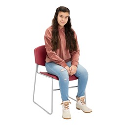 Heavy-Duty Plastic Stacking School Chair