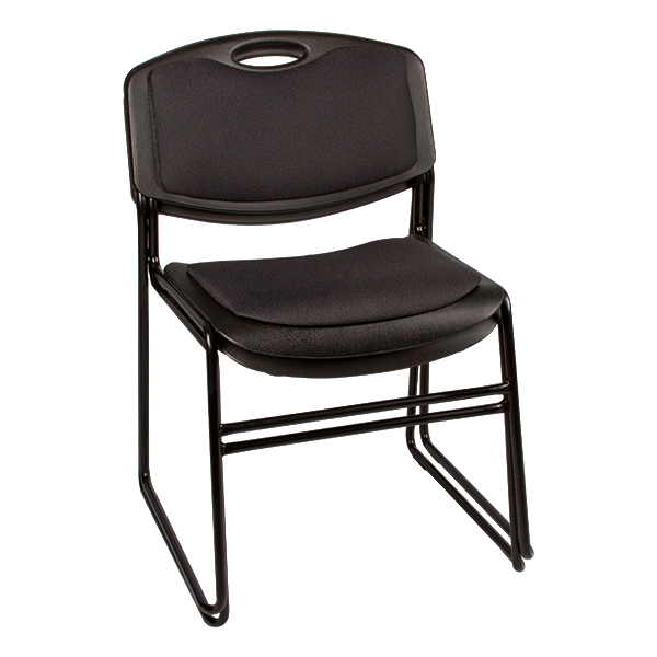 Norwood Commercial Furniture HeavyDuty Plastic Stacking Chair w/ Padded Seat & Back at School