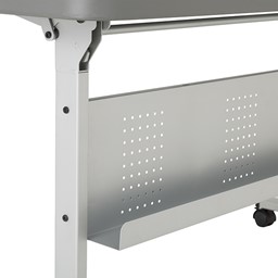 Flip & Store Blow-Molded Nesting Table - Wire Management