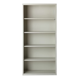 Metal Bookcase (72" H) - Gray