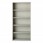 Metal Bookcase (72" H) - Gray