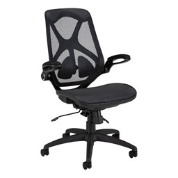 Breathable Mesh Office Chair w/ Flip-Up Arms