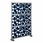 Modern Privacy Panel with Fractal Pattern Infill Panels (4' 4" W x 6' 6" H) - Midnight