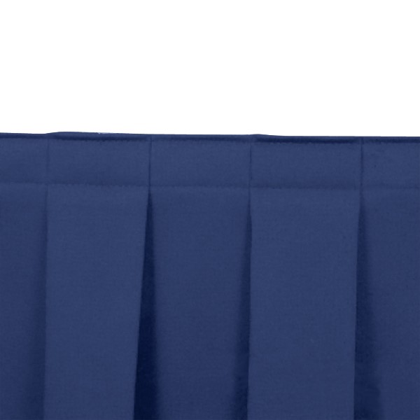 Box Pleat Stage Skirting - Royal Blue