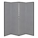 5\' 7\" H Folding Display Partition (6\' 8\" L) - Smoky gray