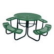 Round Picnic Table w/ Diamond Expanded Metal