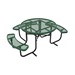 ADA Round Picnic Table w/ Diamond Expanded Metal